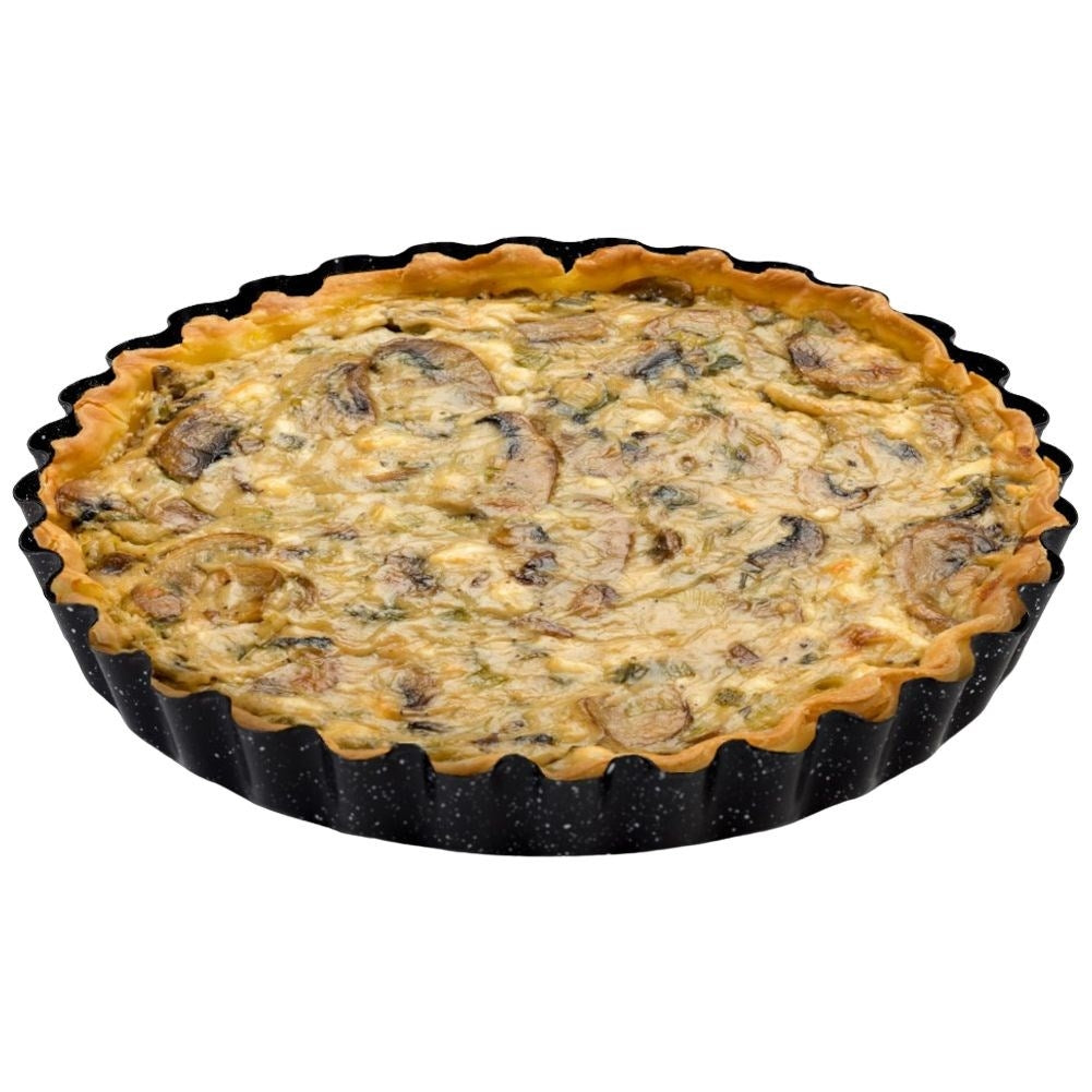 Non-stick pie pan for sweet and savory pies