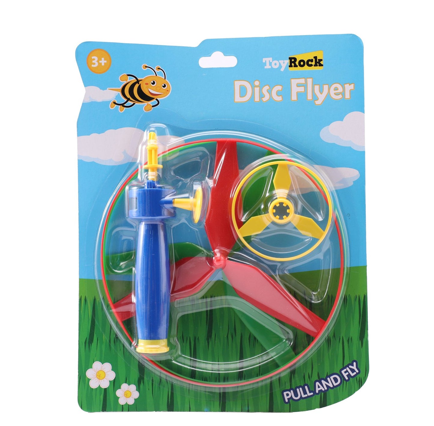 Flying Disc Set with Launcher, 3 Sizes, 3 Pcs