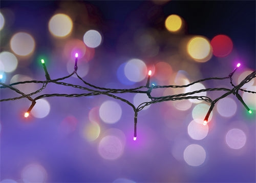 Nordic Home LED Light String Multicolor, Indoor & Outdoor Use, 10m