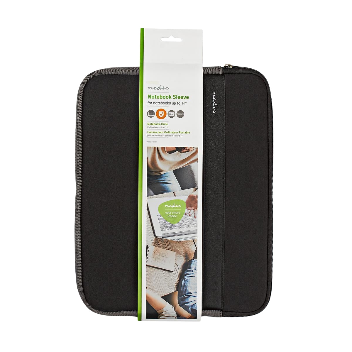 Notebook Bag | 13-14" | Neoprene | Anthracite / Black | 20mm | 270mm | 335mm