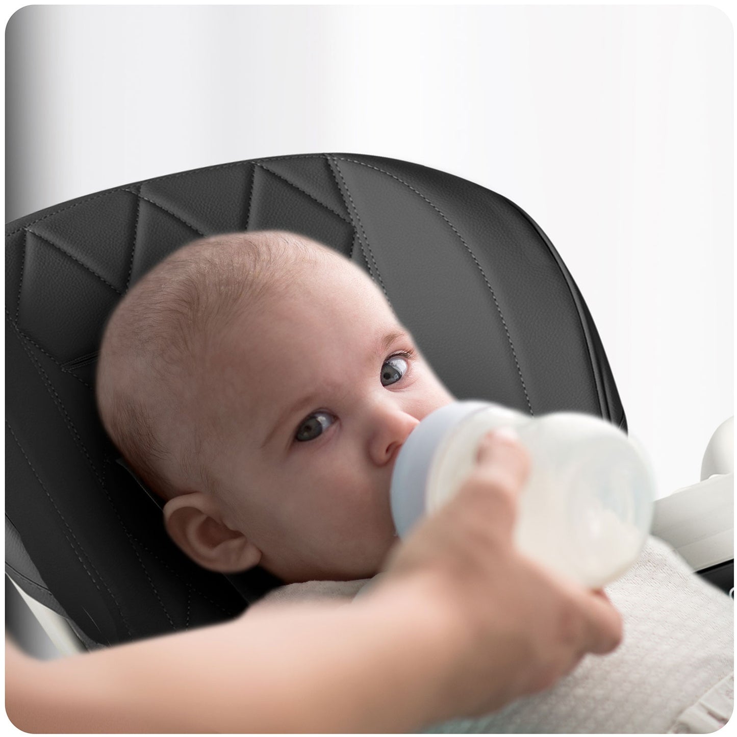 Nukido Elite feeding chair, black
