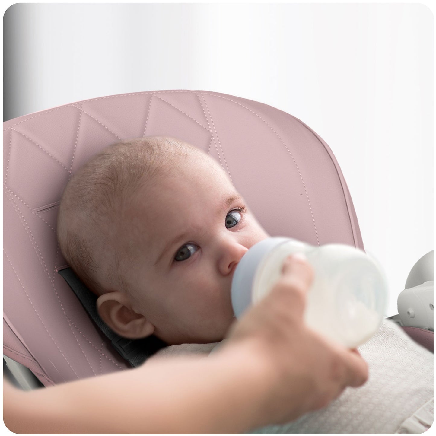 Nukido Elite feeding chair, pink