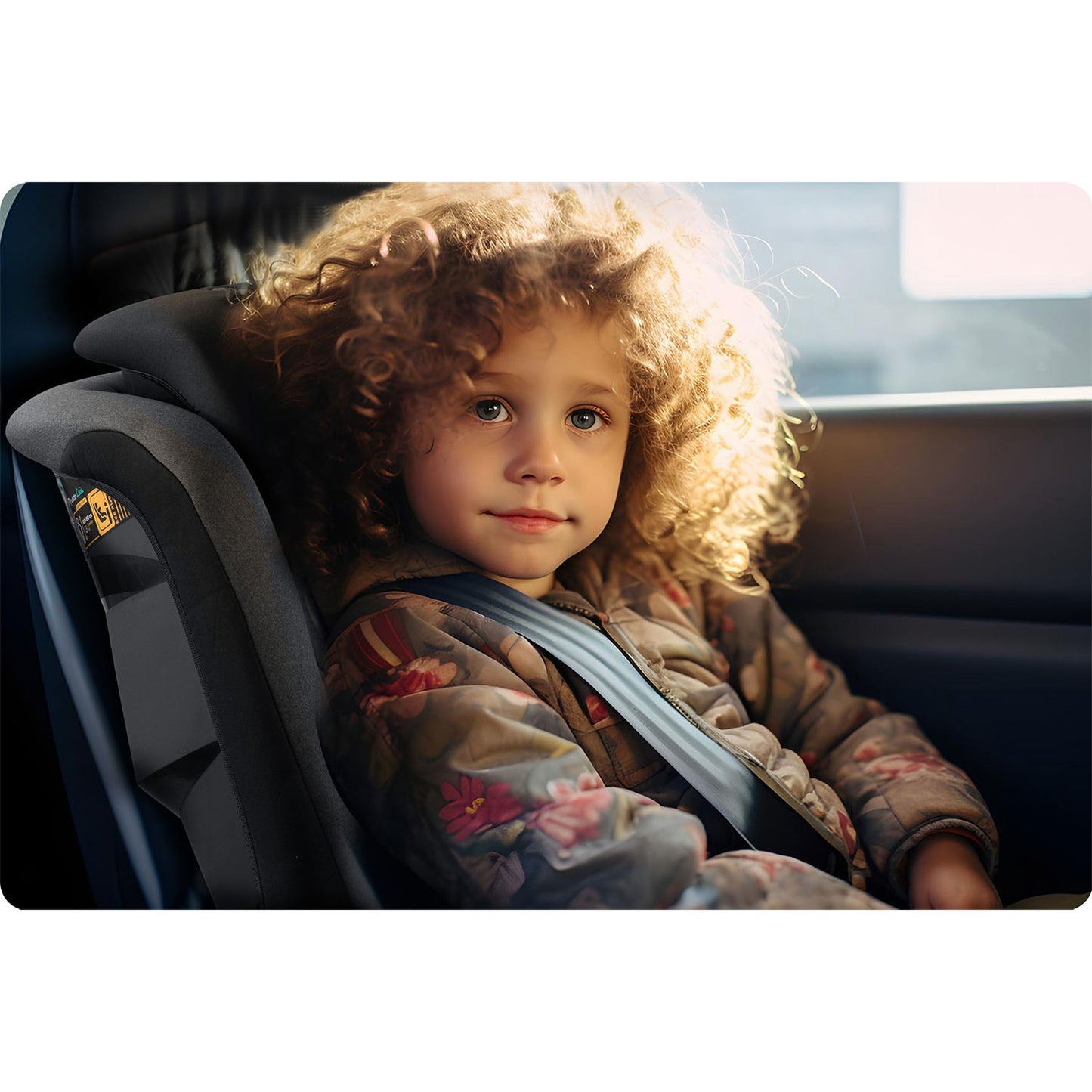 Nukido Louis Soft Car Seat Black/Grey 15-36kg ISOFIX