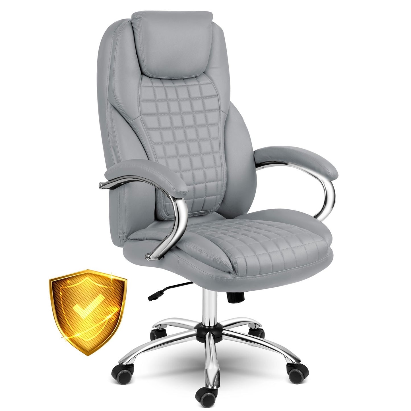 Office chair Sofotel Batory - light grey