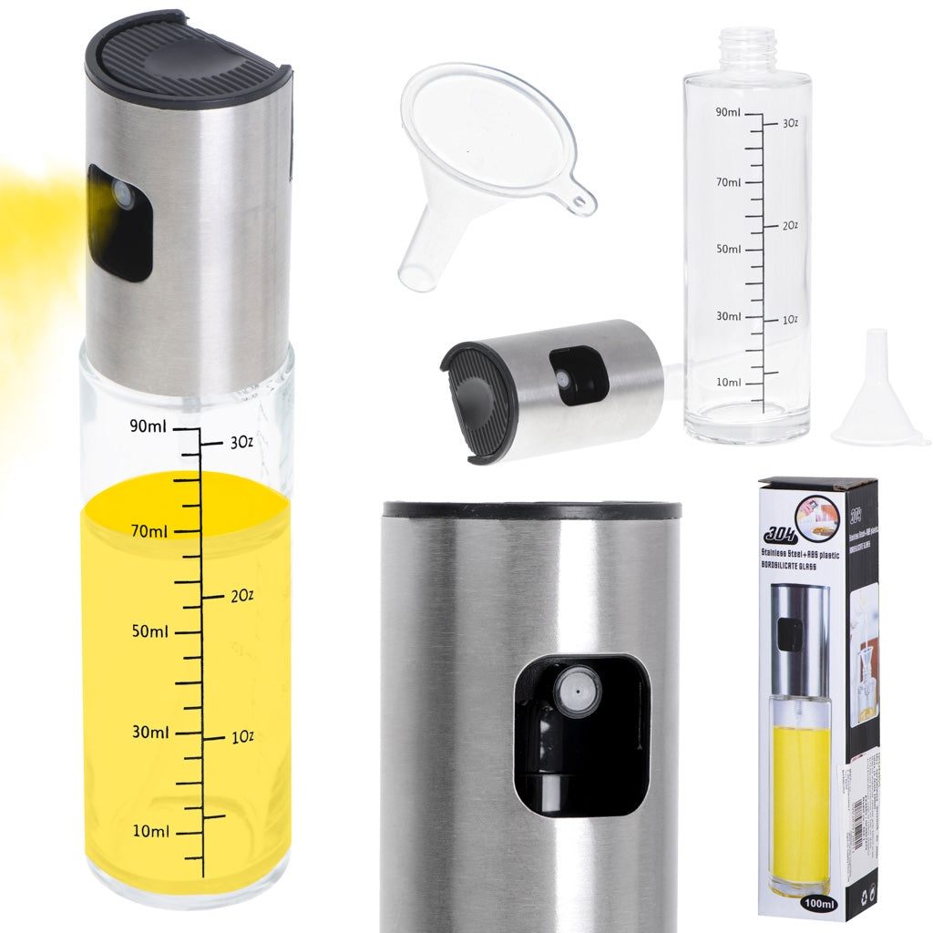 Oil dispenser sprayer with 100ml scale