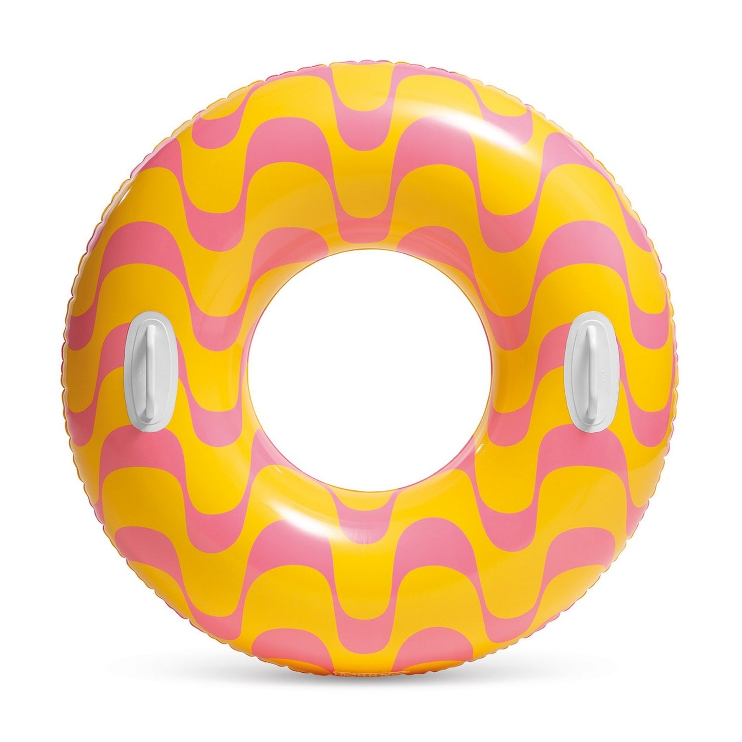 Orange swimming ring with zigzags 91 cm Intex