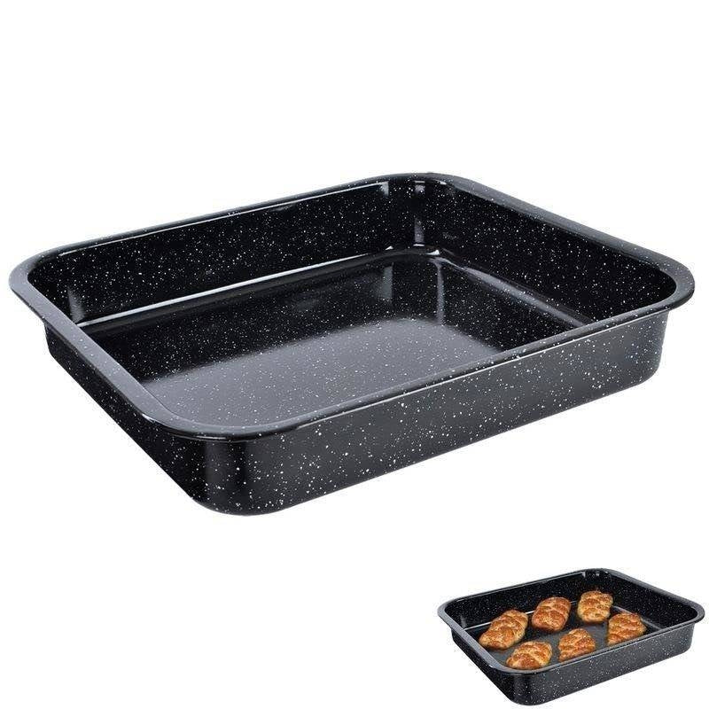 Oven form in enamelled steel - perfect for baking and frying