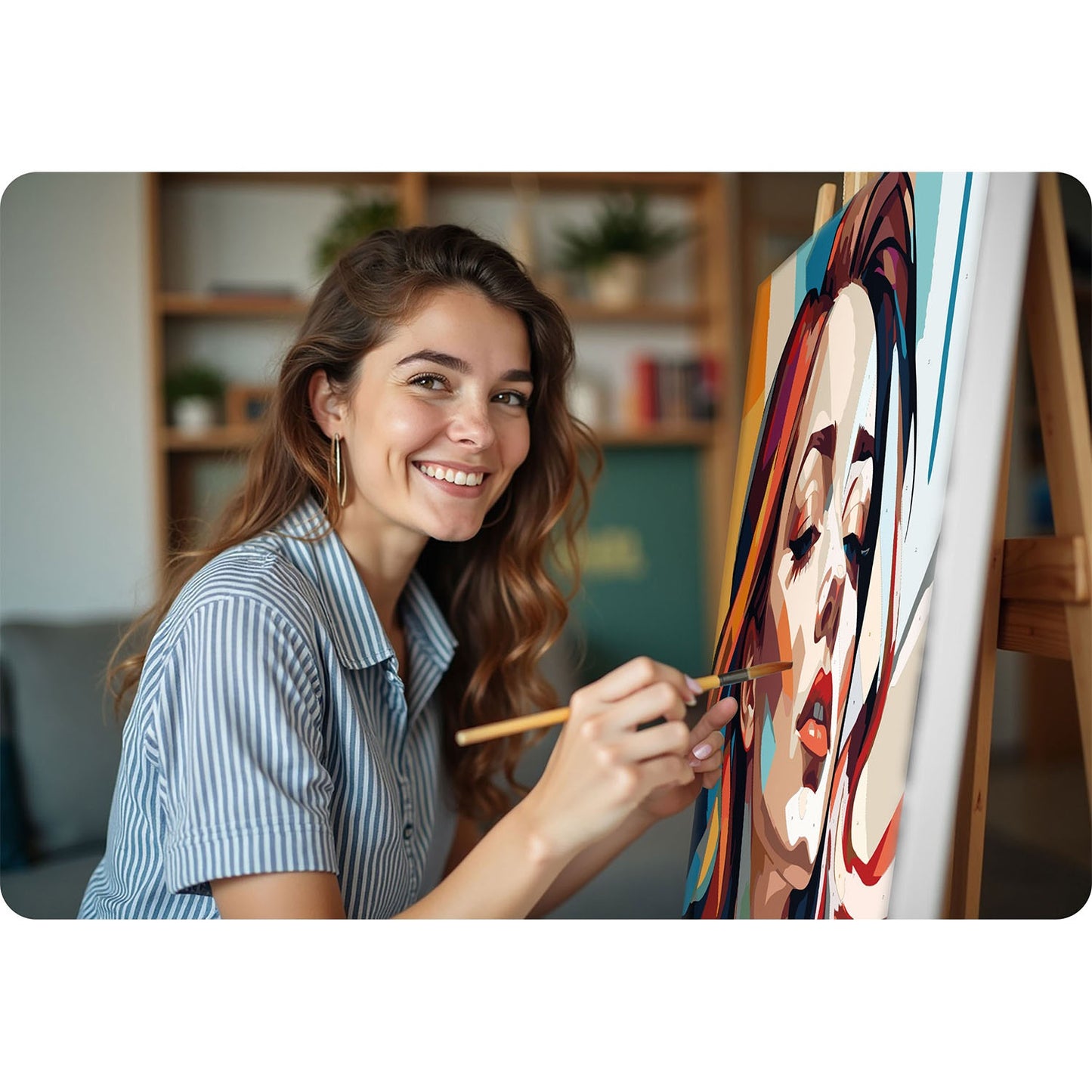Painting by numbers 40x50 cm Massido Portrait of a woman
