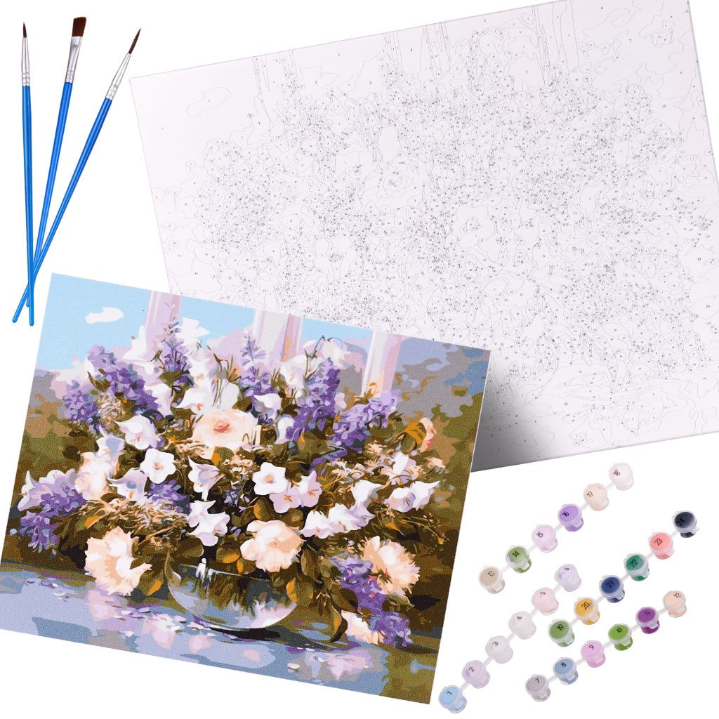 Painting by numbers painting 40x50cm floral landscape