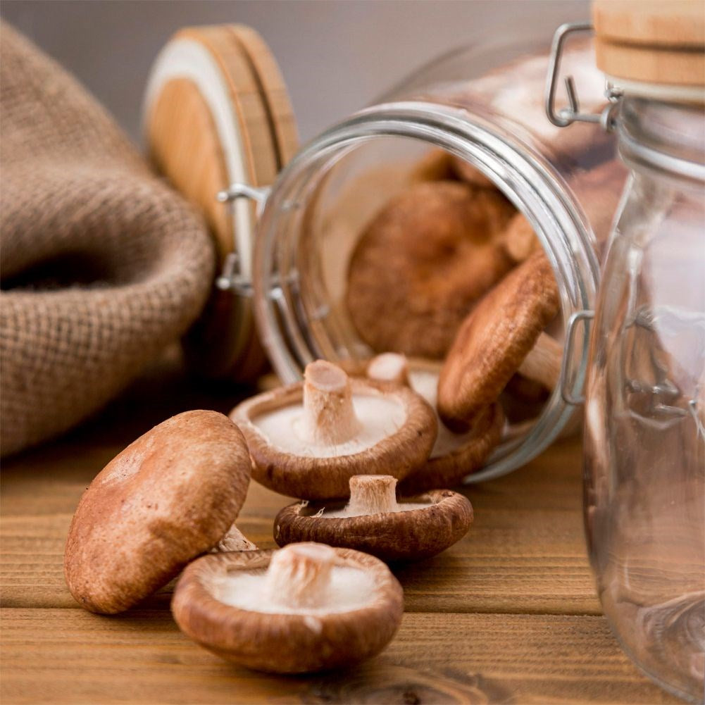 Patent glass jar with clip 1.6 l