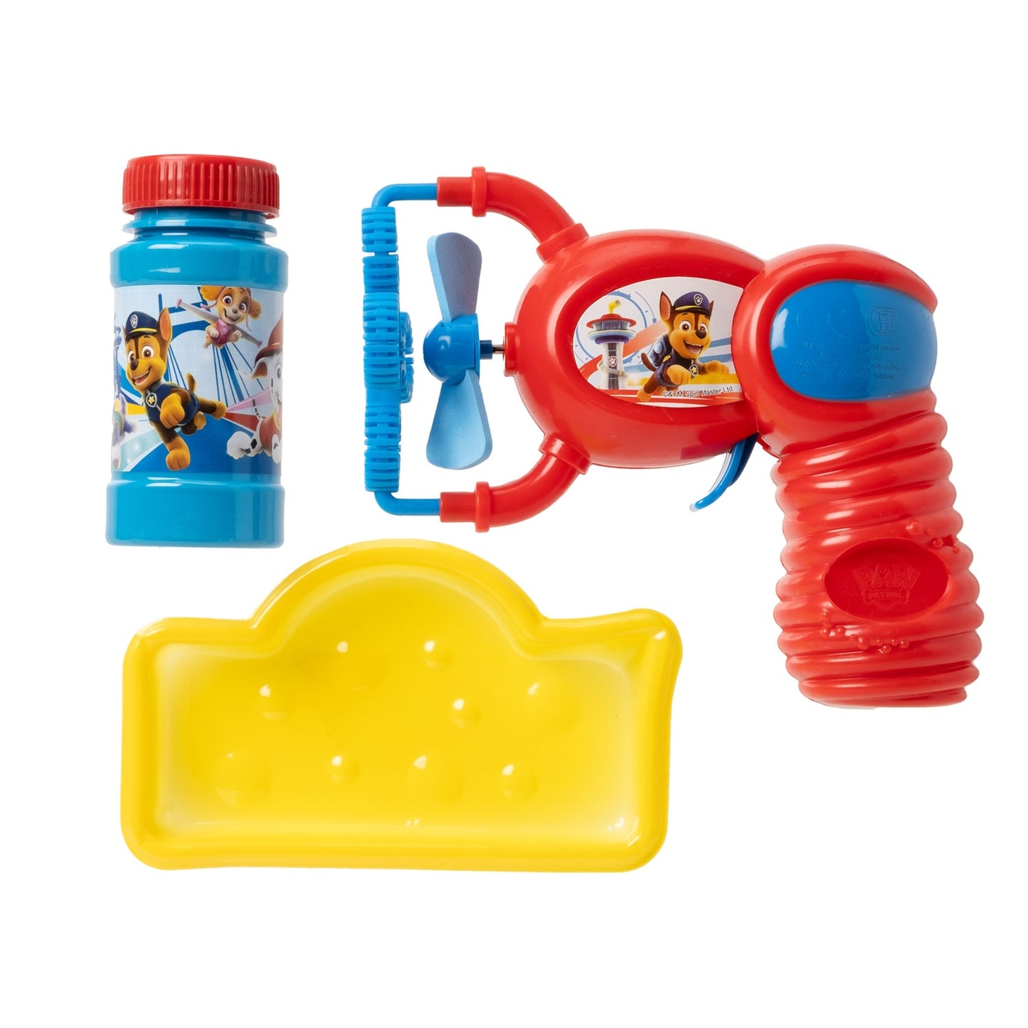 Paw Patrol Bubble Gun, Battery-Operated, 59ml Liquid