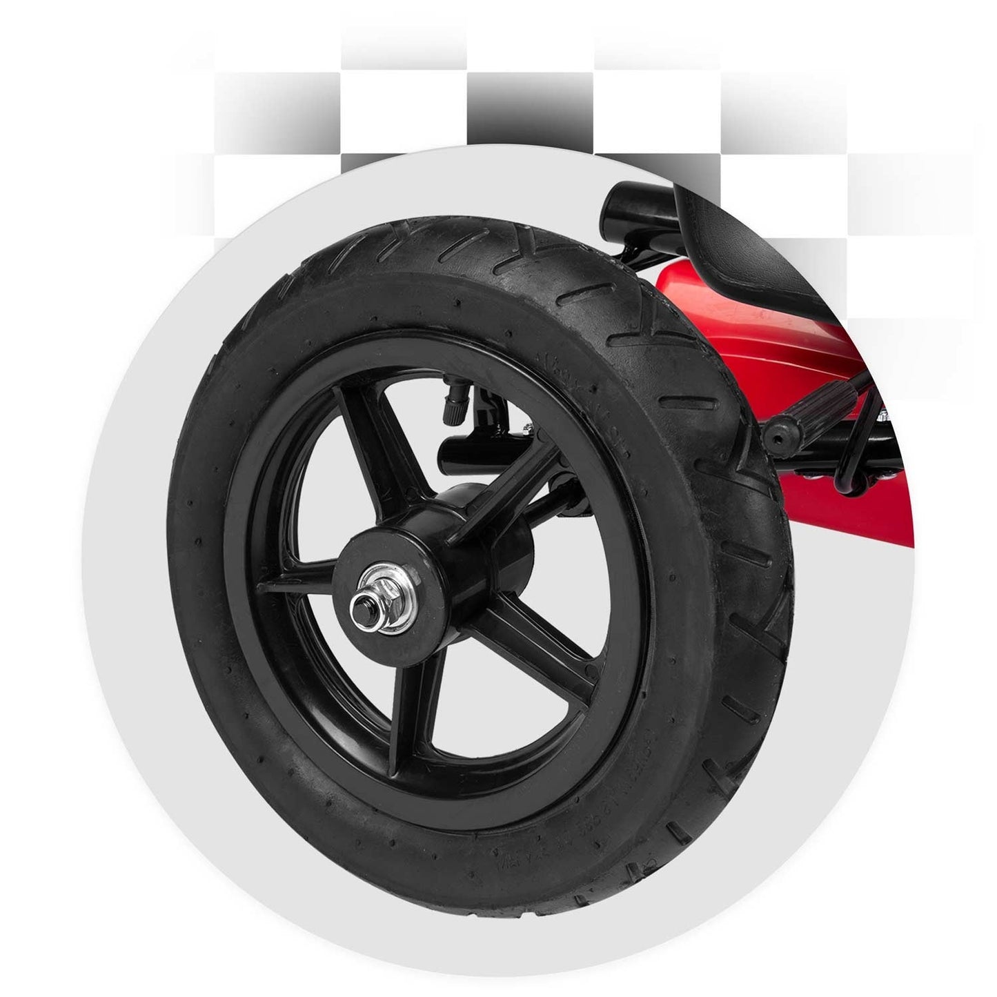 Pedal go-kart for children RK-592 red