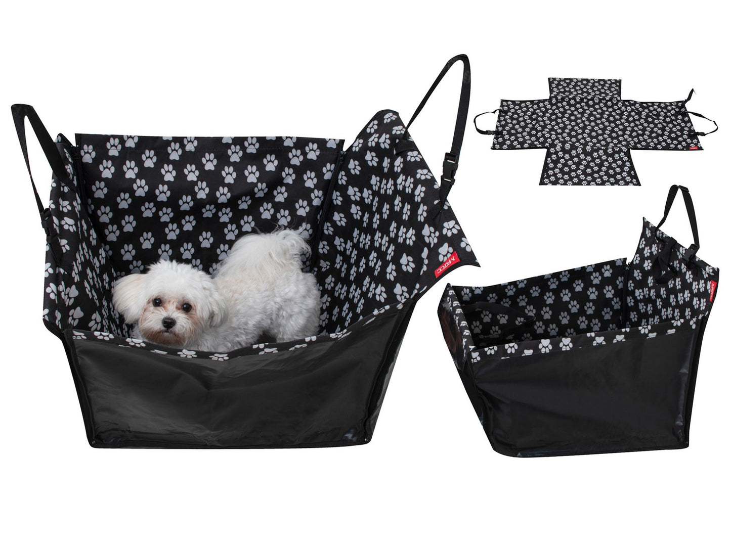 Pet mat carrier cover for the car