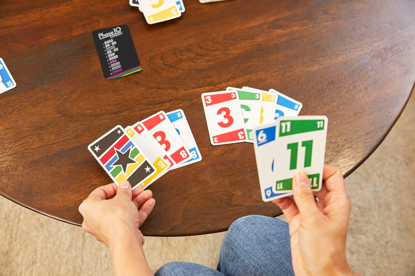 Phase 10 Express Card Game, Fast Play, 2-3 Players