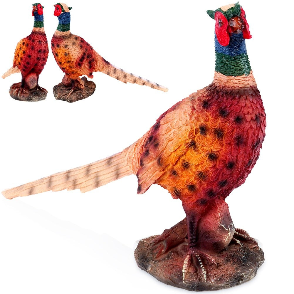 Pheasant garden figurine 32.5x9.5x23 cm
