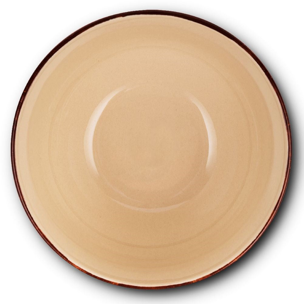 Pink ceramic bowl LINES 14.5 cm, 750 ml