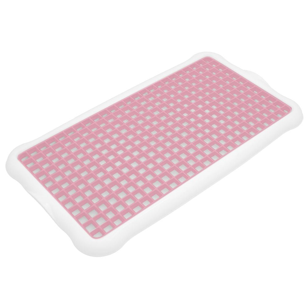 Pink dish drying mat 40x22 cm