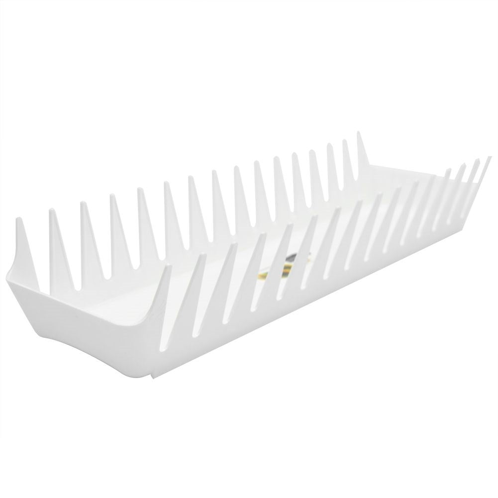 Plate rack in durable material for cabinet or drawer