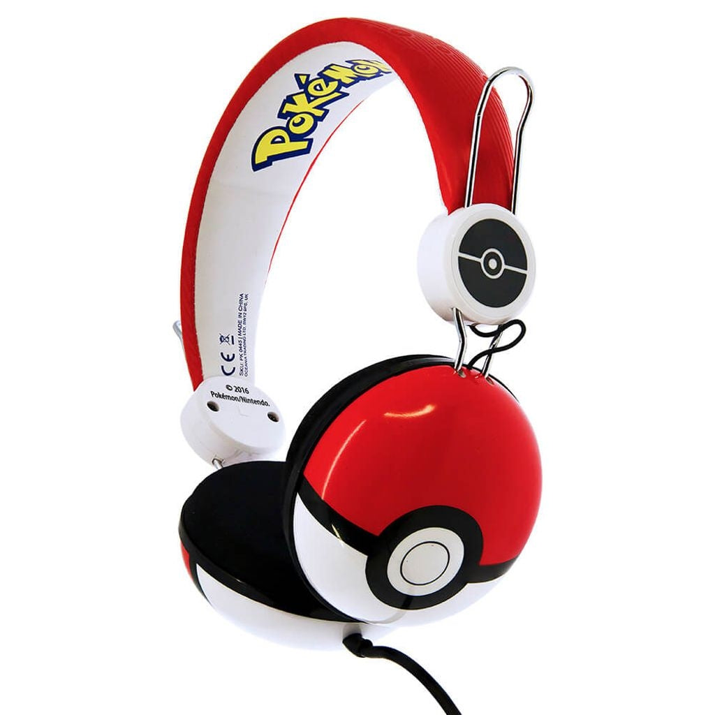 Pokémon Headphones Dome Tween, On-Ear, 90dB - Pokéball