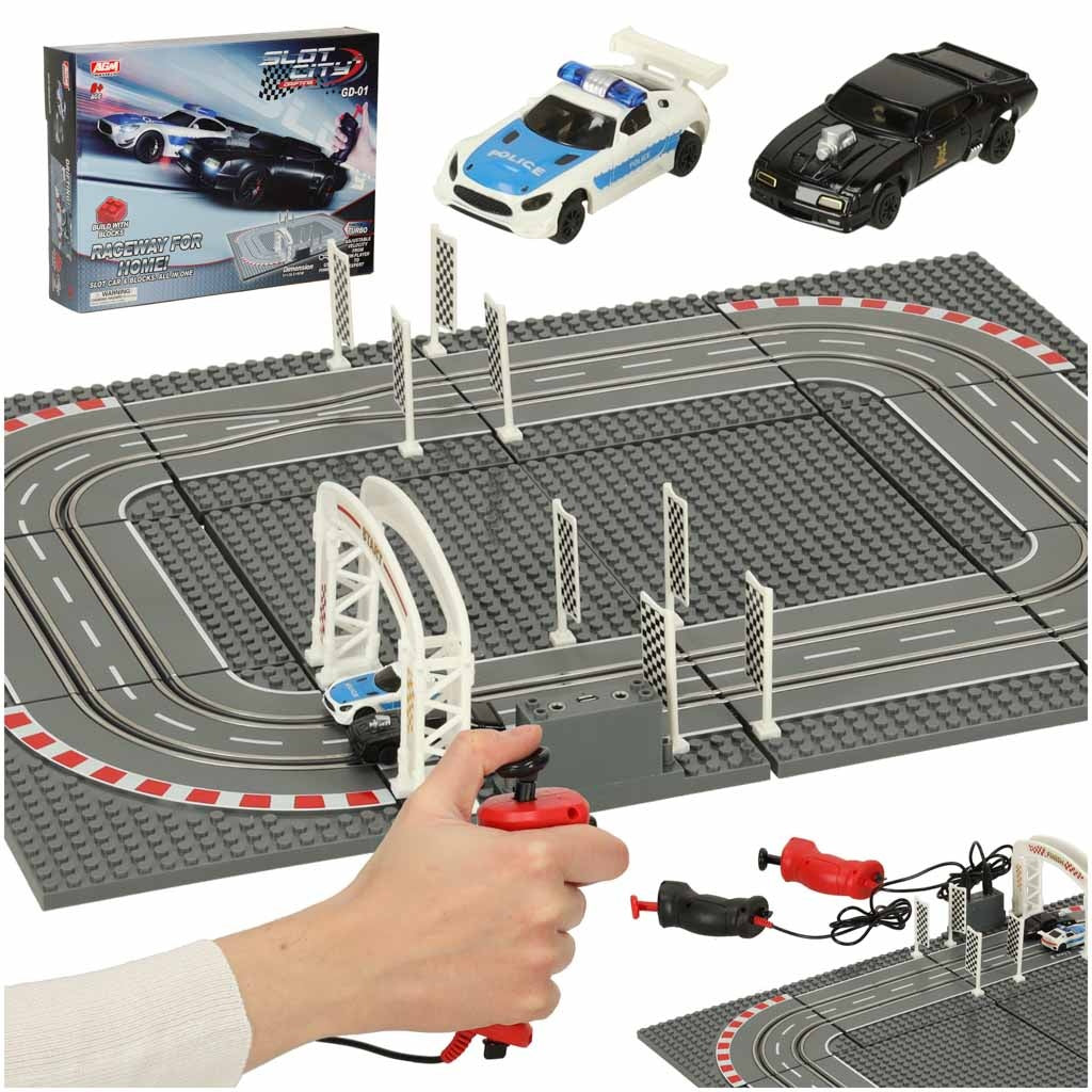 Police racing car track 51x38.5cm