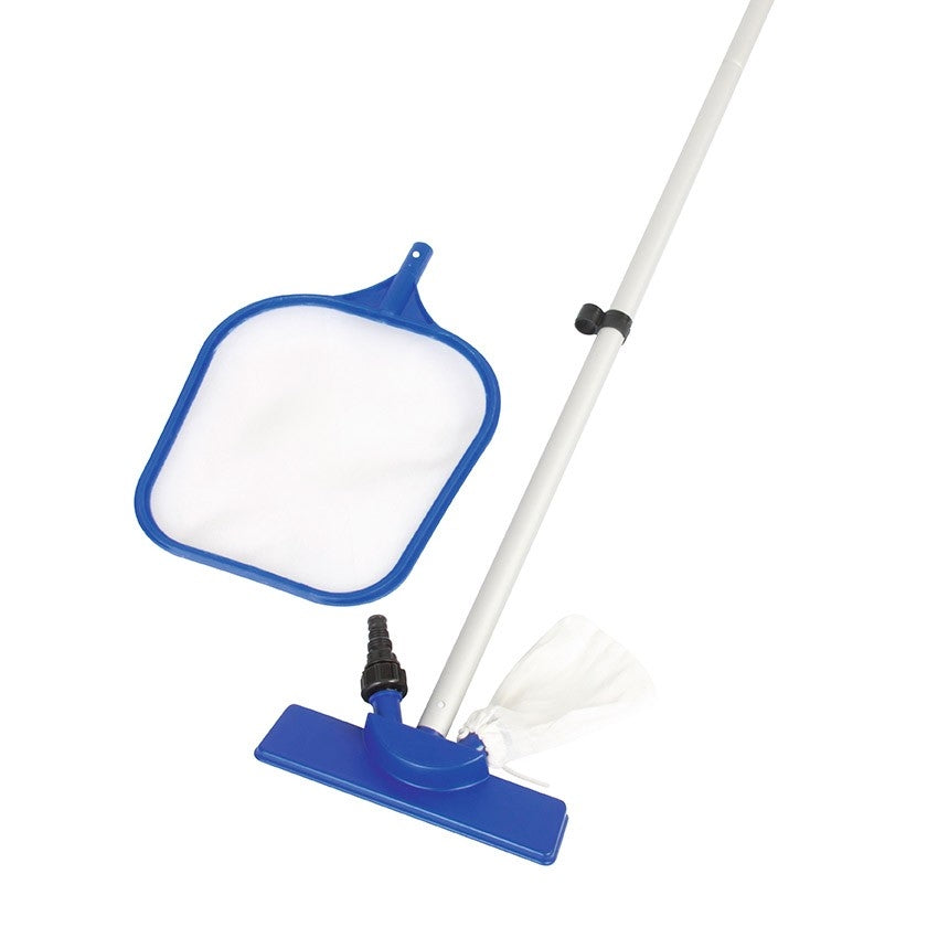 Pool cleaning set, 167 cm stick + vacuum cleaner + Bestway 58013 net