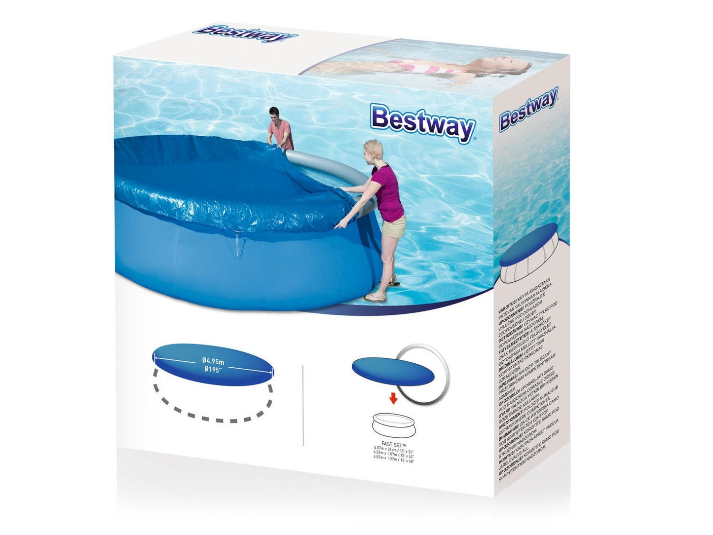 Pool cover 457 cm Bestway 58035