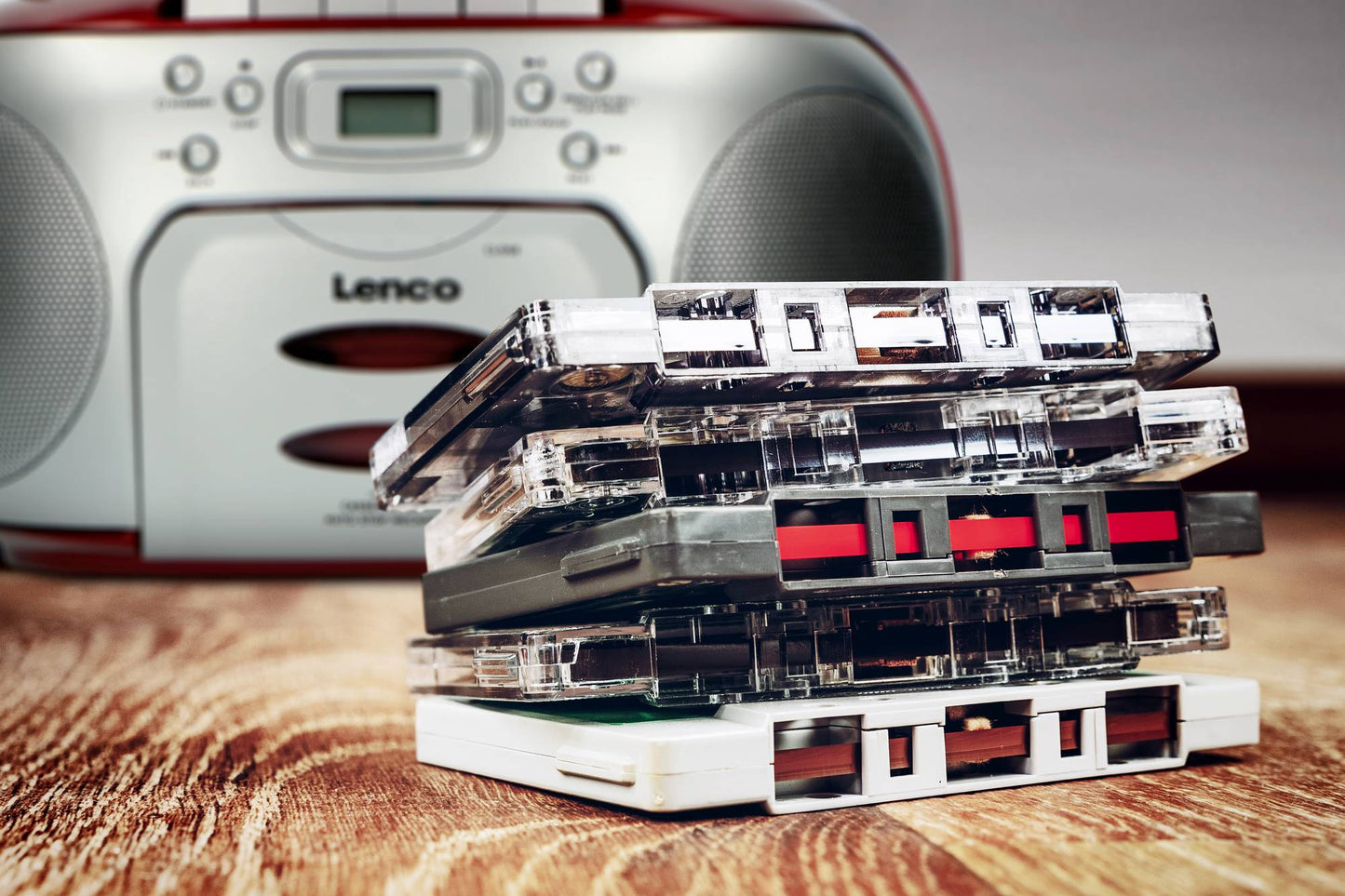 Portable FM Radio CD Cassette Player with Headphone Jack