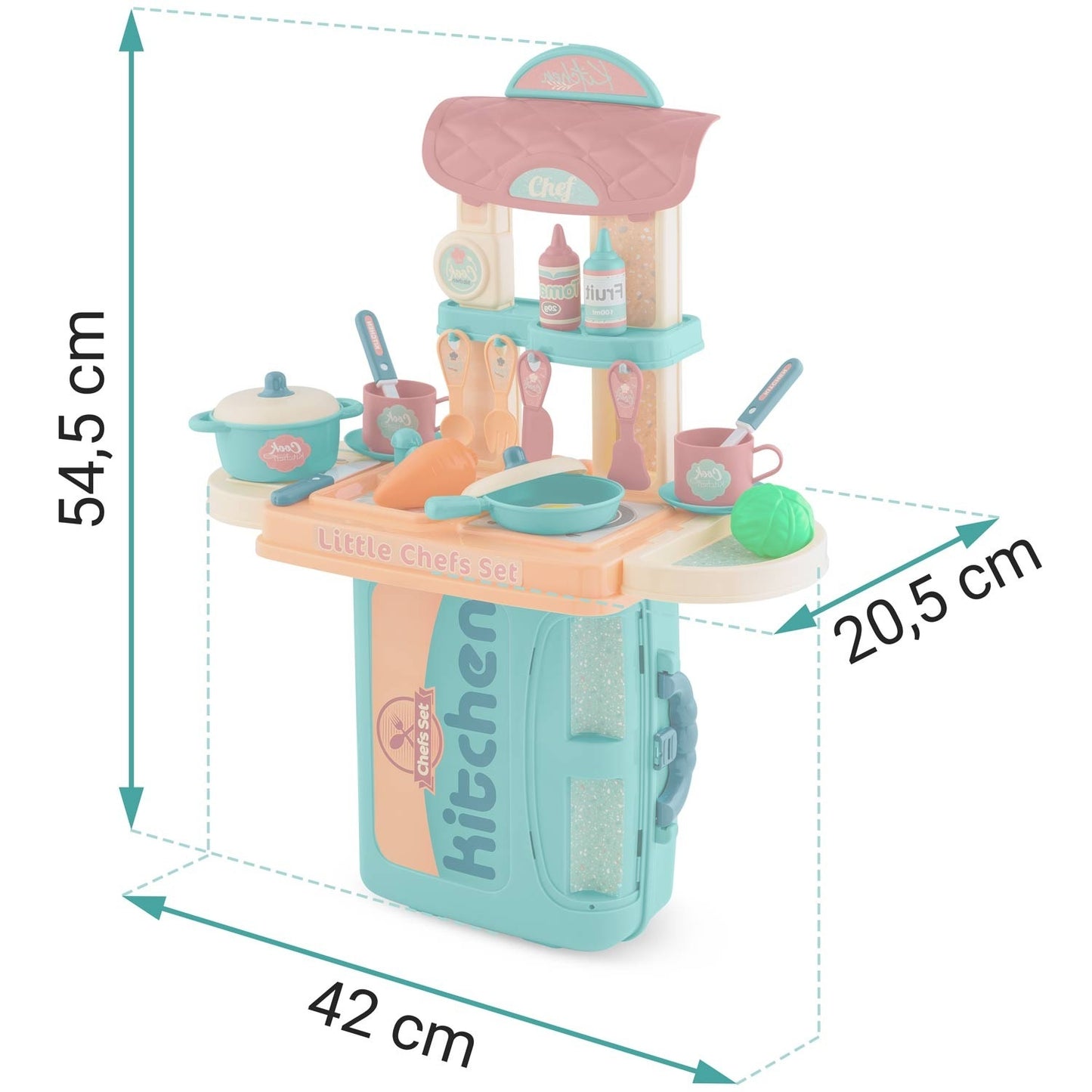 Portable toy kitchen for children - Ricokids 772901
