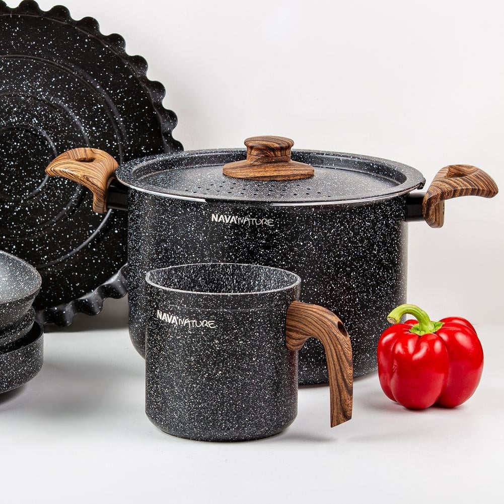 Pot with 5-layer Non-stick Granite coating