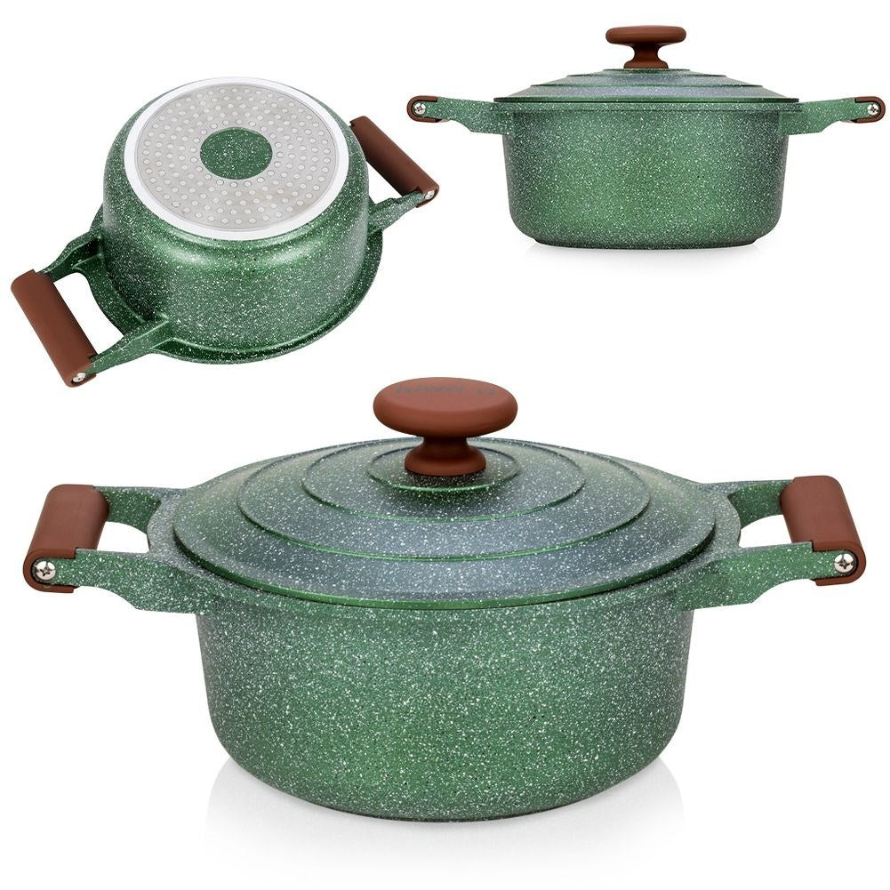Pot with Five-layer Non-Stick Granite coating