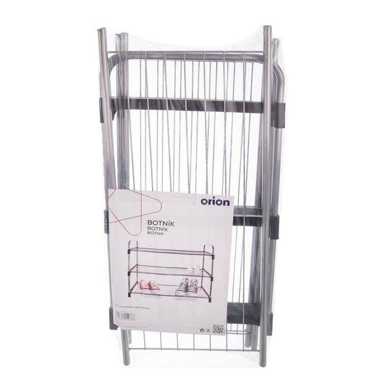 Practical 3-level shoe shelf for order in the hall