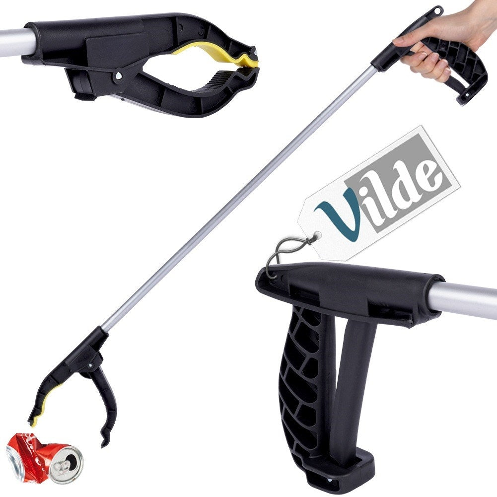Practical gripper for easy rubbish picking without bending