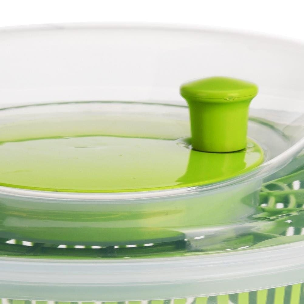 Practical salad spinner for quick and easy drying