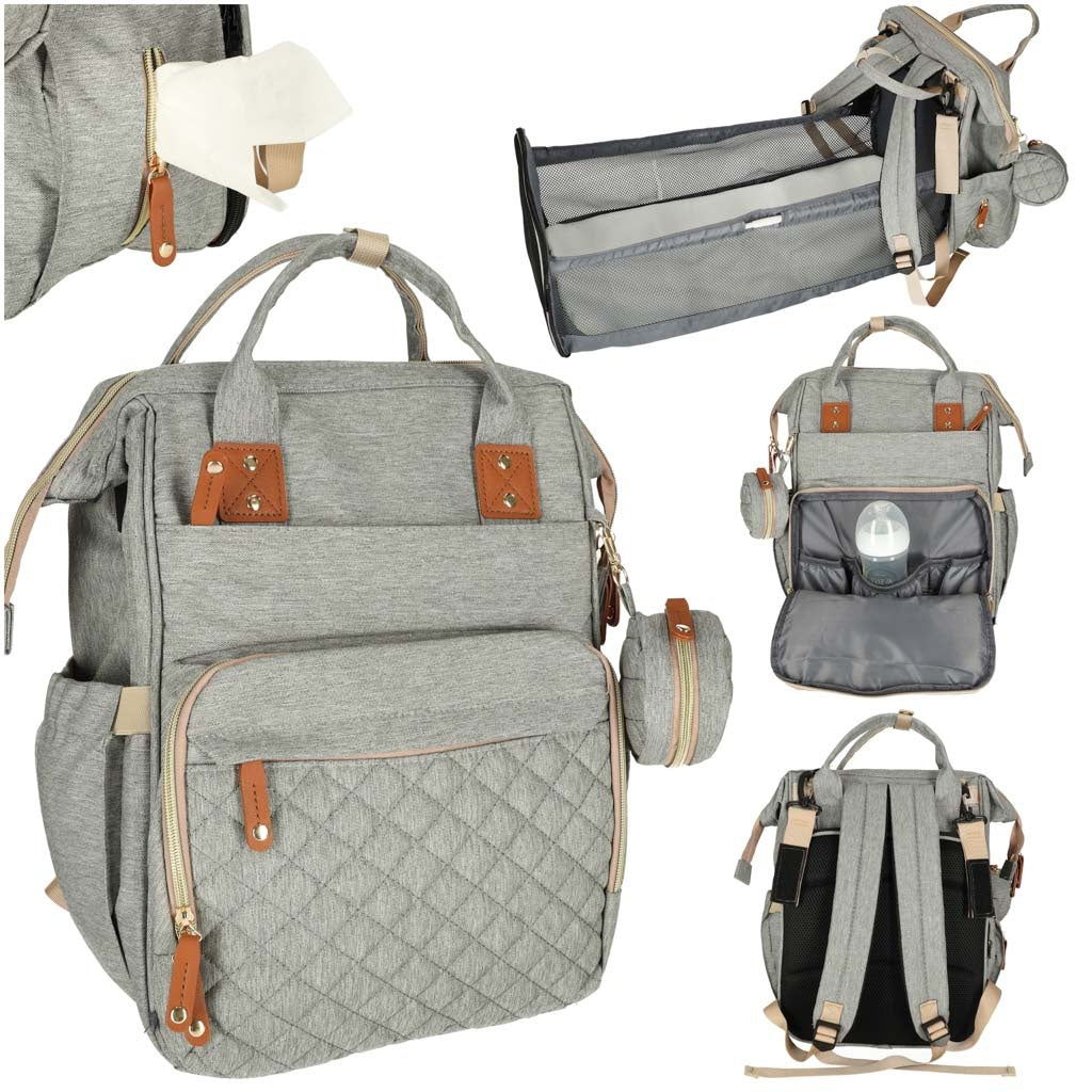 Pram bag grey