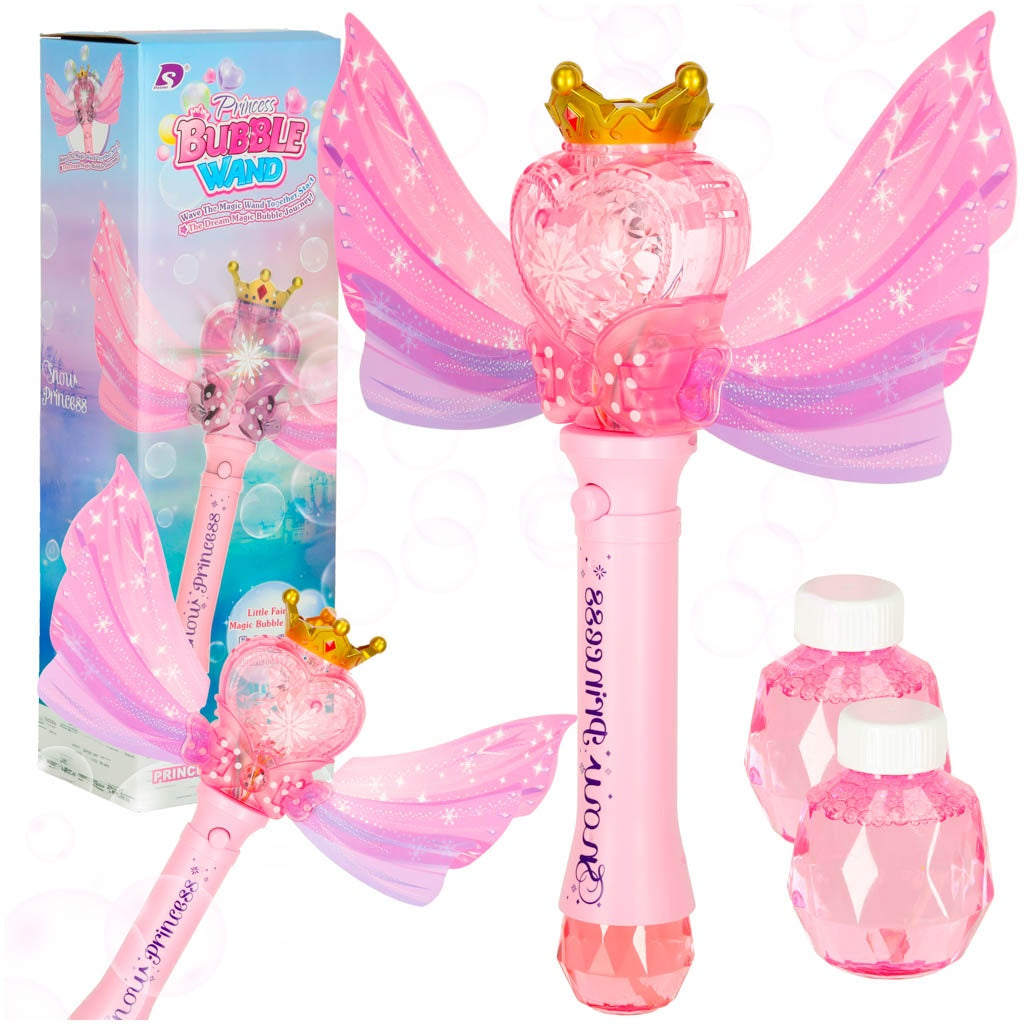Princess wand soap bubble machine