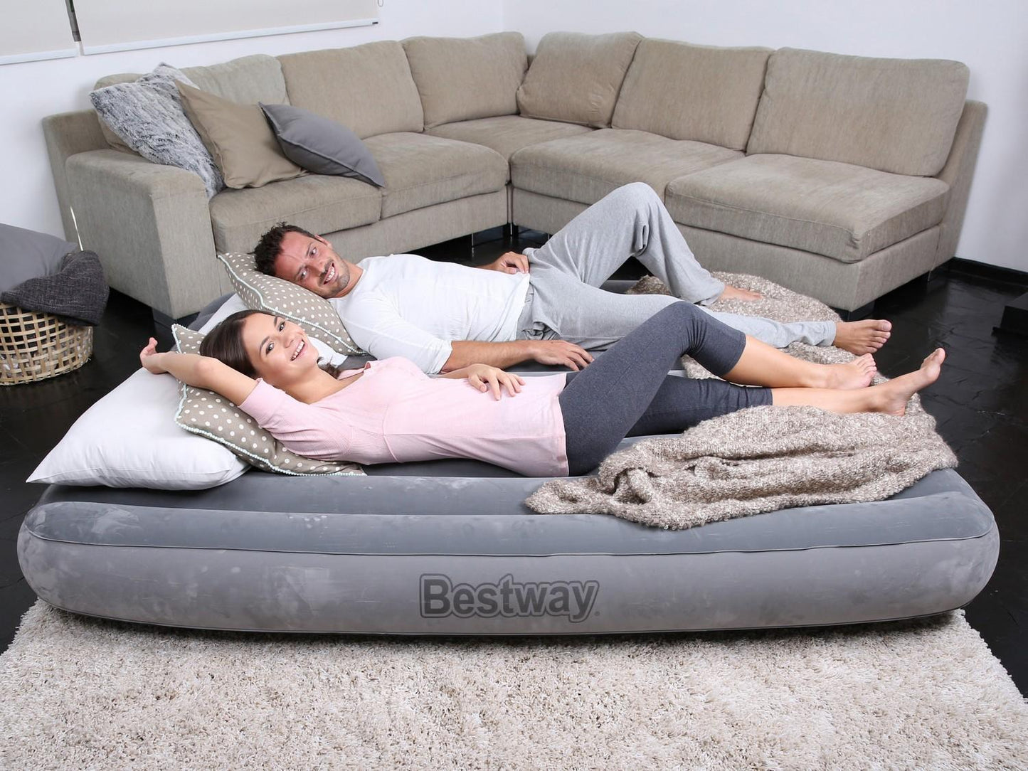 Queen velvet mattress 203 x 152 x 25 cm Bestway 67541
