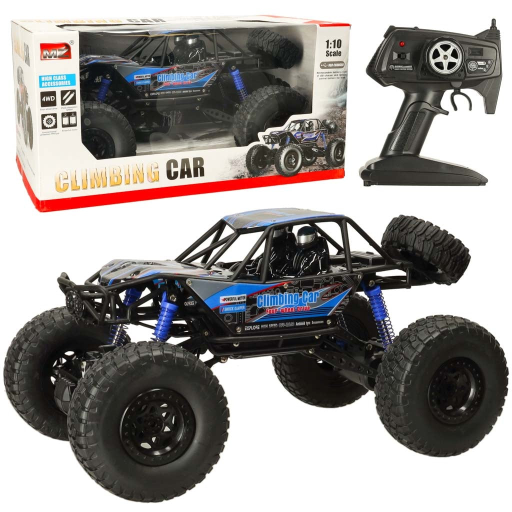 RC Crawler Climbing Car 1:10 4WD 48cm blue