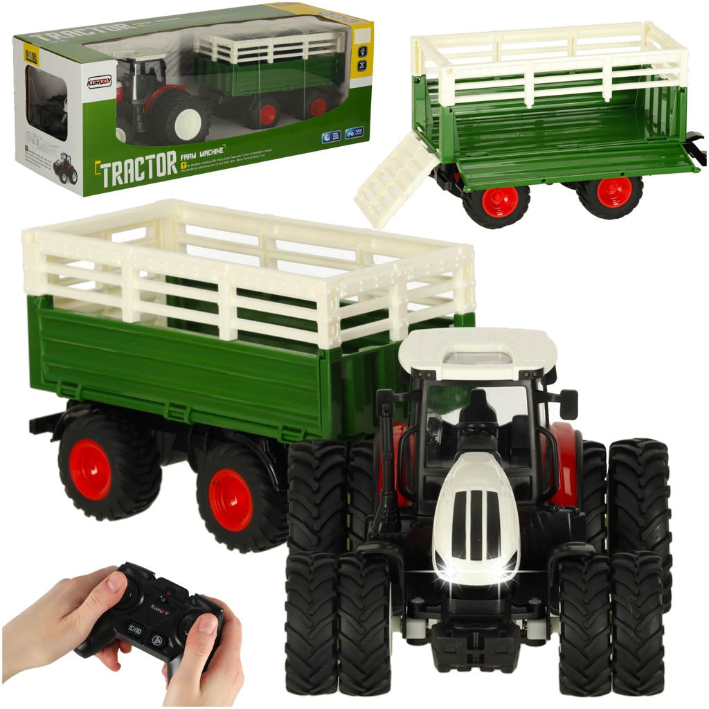 RC farm tractor with trailer 2.4G