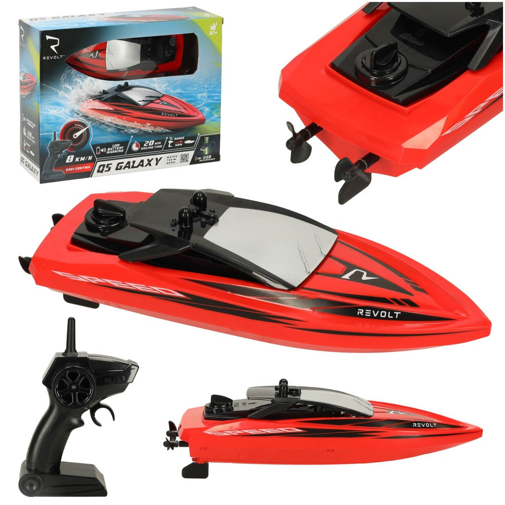 RC remote control boat Revolt Q5 Galaxy red