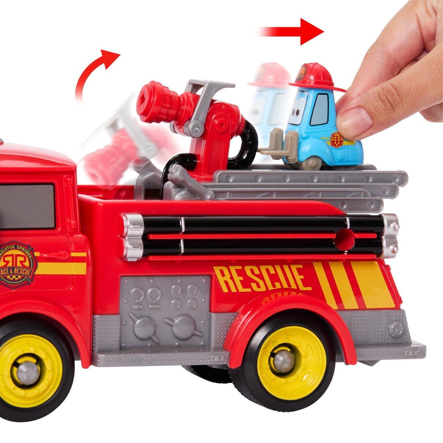 Fire Truck & Guido Playset with Water Cannons