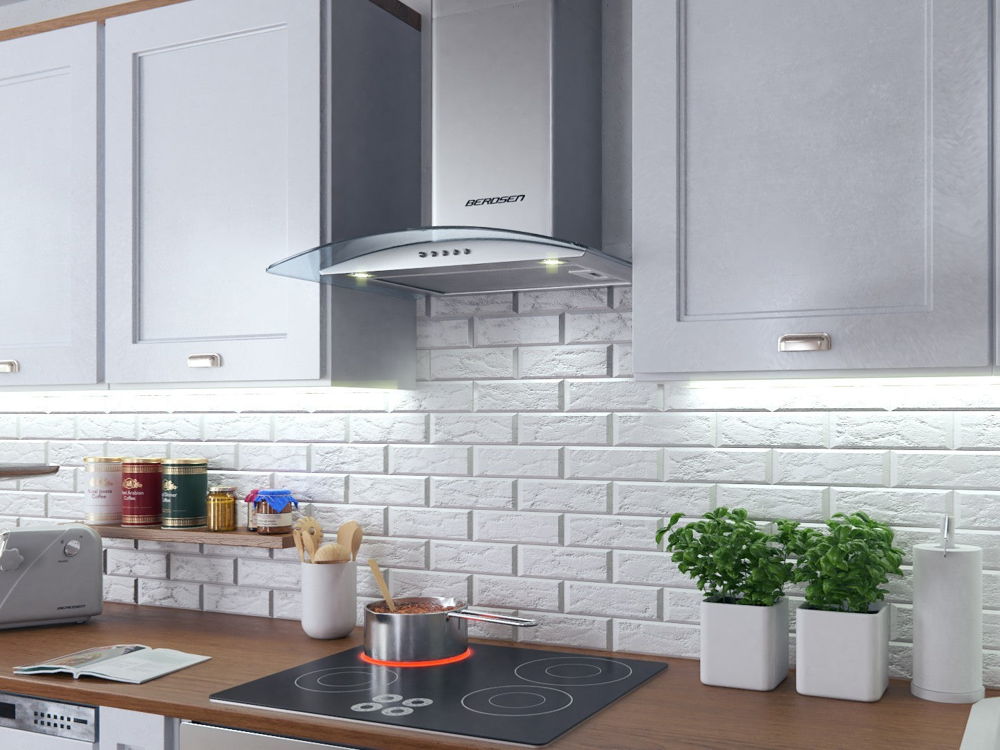 Range hood 60 cm Berdsen BT-202