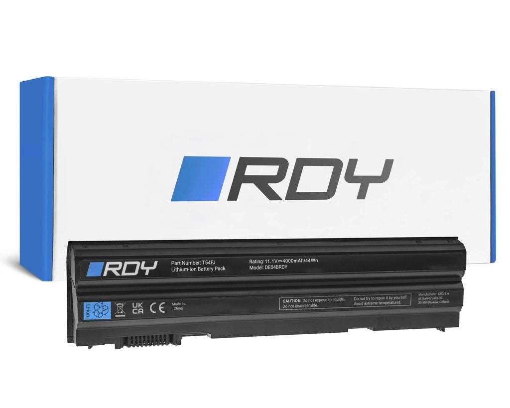 Rdy Batteri M5Y0X T54Fj 8858X För Dell Latitude E5420 E5430 E5520 E5530 E6420