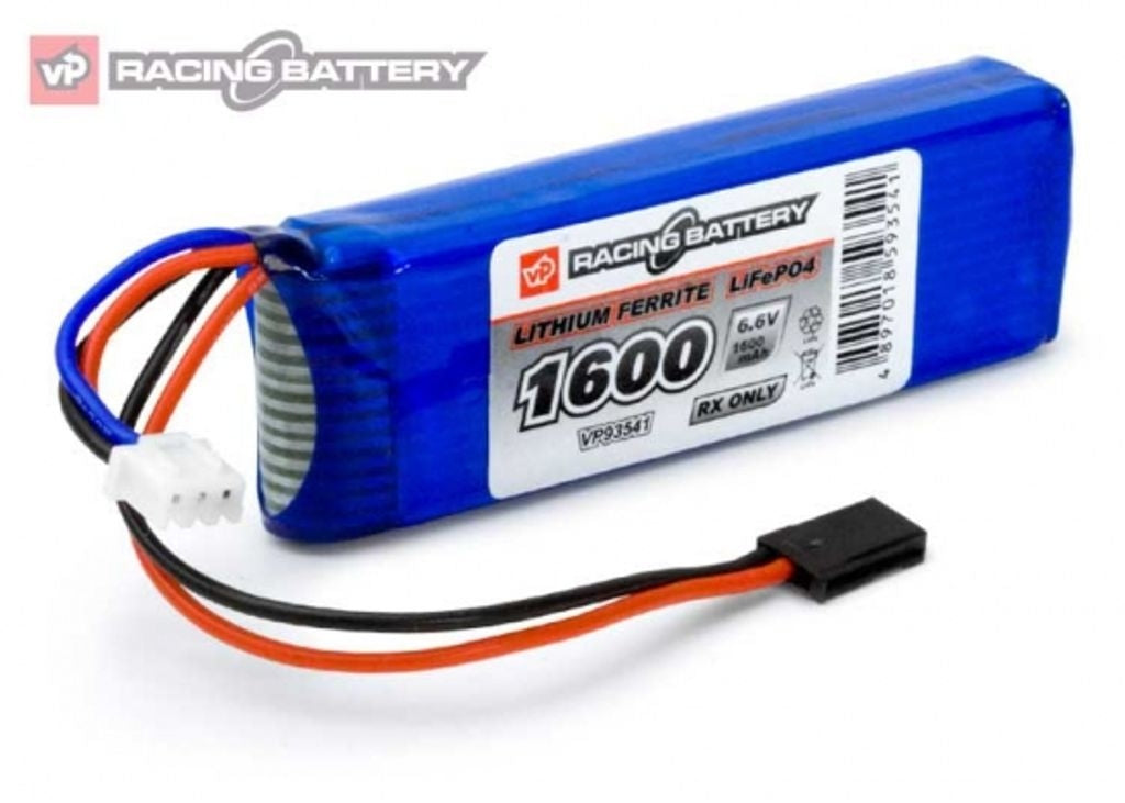 Receiver battery Li-Fe 6.6V 1600mAh Straight