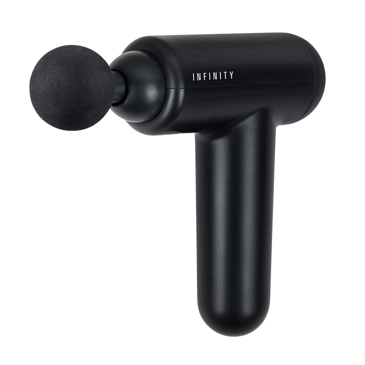 Rechargeable Massage Gun, 4 Heads, 6 Speeds, Black