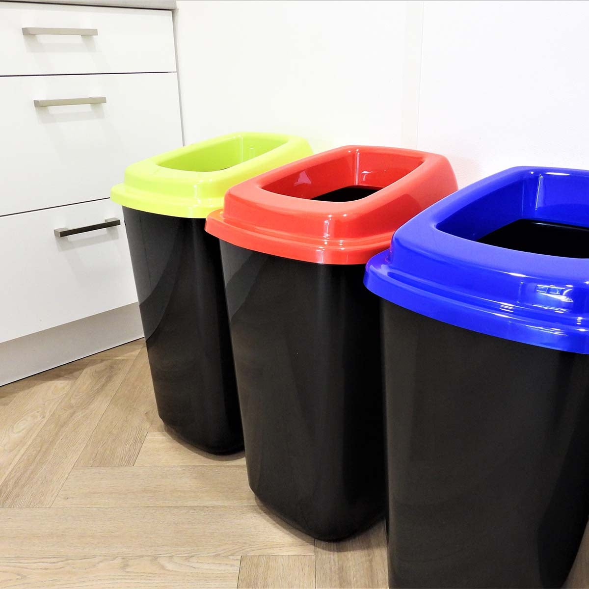 Recycling Bin 28L - Yellow, Waste Separation