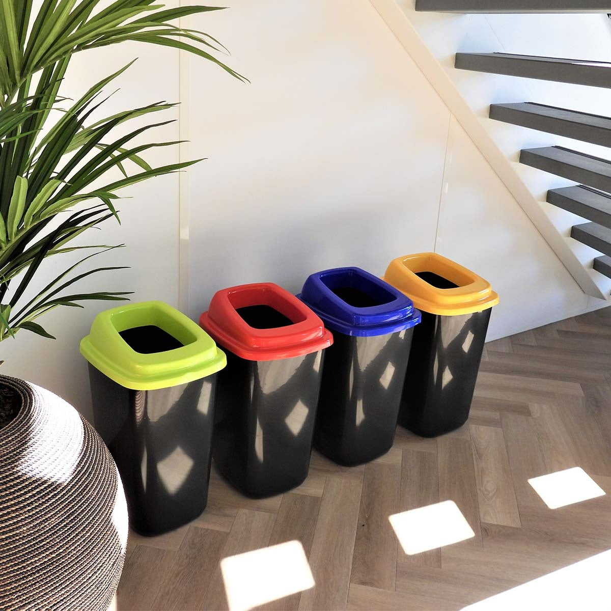 Recycling Bin 45L, Green Lid – Easy Waste Separation