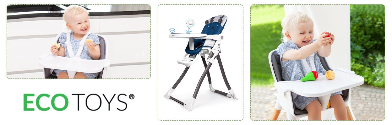 Reindeer foldable feeding chair ECOTOYS