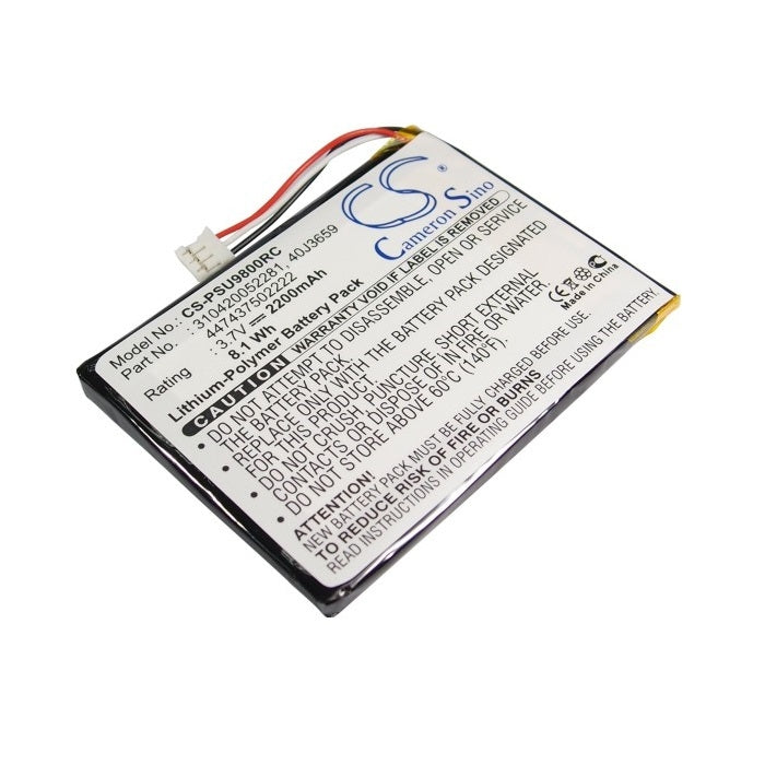 Remote control battery 310420052281 for Philips, 3.7V, 2200mAh