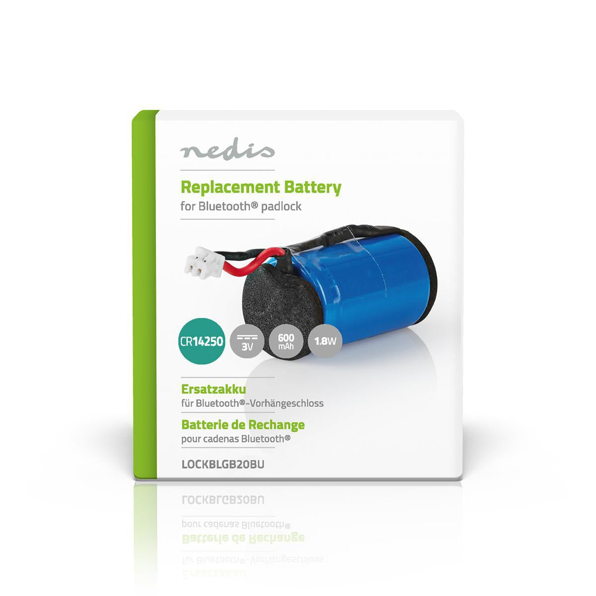 Replacement Battery | 600 mAh | Gift Box with Euro Lock
