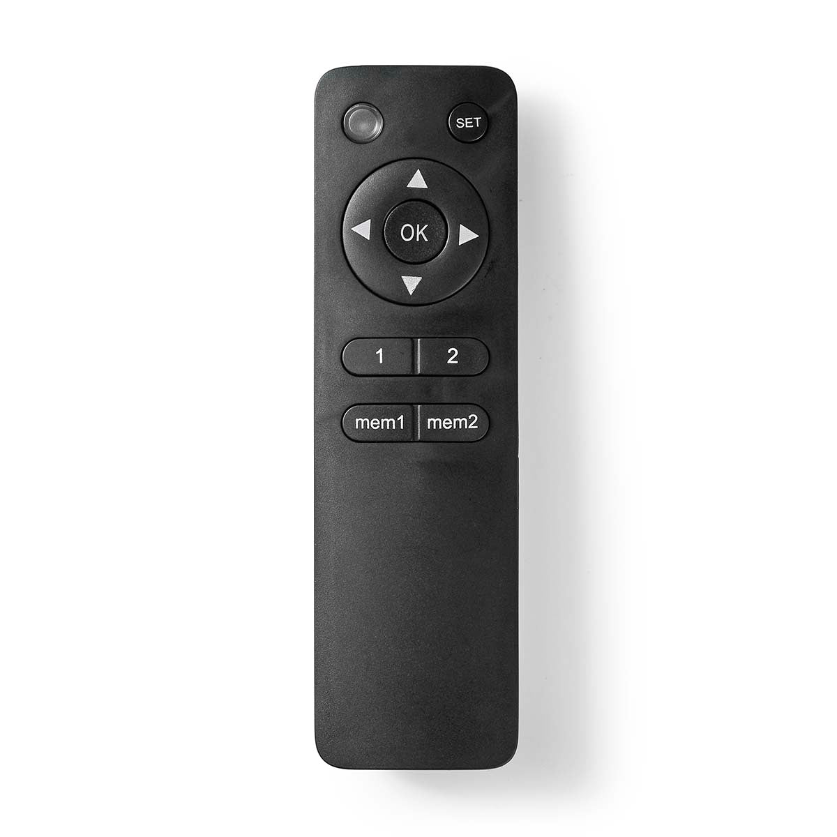 Replacement Remote Control | Fits: TVCM5830BK / TVSM5830BK / TVSM5831BK / TVSM5850BK / TVWM5850BK | Fixed | 1 Unit | Ready Lay-out | Radio Frequency | Black